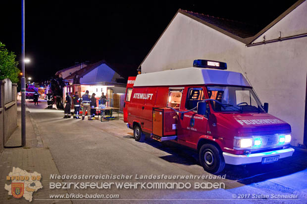 20170915 Wohnhausbrand in Gainfarn  Foto:  Stefan Schneider BFK BADEN