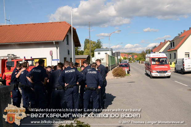 20171013 Großangelegte Personensuche nach 29-jähigen Vermissten in Enzesfeld-Lindabrunn  Foto: © Thomas Lenger Monatsrevue.at