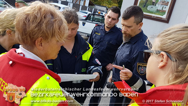 20171013 Großangelegte Personensuche nach 29-jähigen Vermissten in Enzesfeld-Lindabrunn  Foto: © Stefan Schneider BFK BADEN