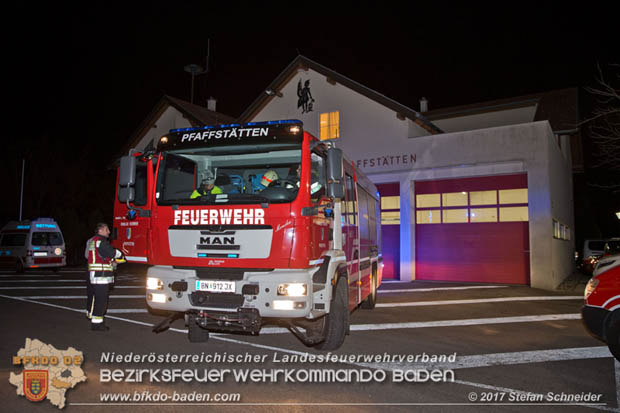 20171113 Personensuche nach 12-jährigen abgängigen Bub in Pfaffstätten  Foto: Stefan Schneider BFK BADEN