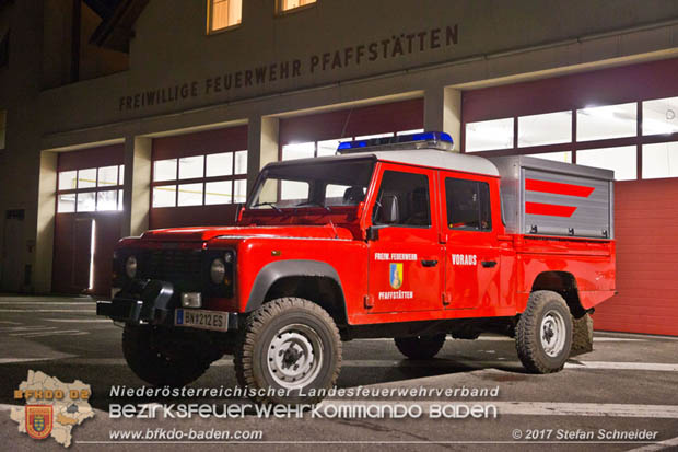 20171113 Personensuche nach 12-jährigen abgängigen Bub in Pfaffstätten  Foto: Stefan Schneider BFK BADEN