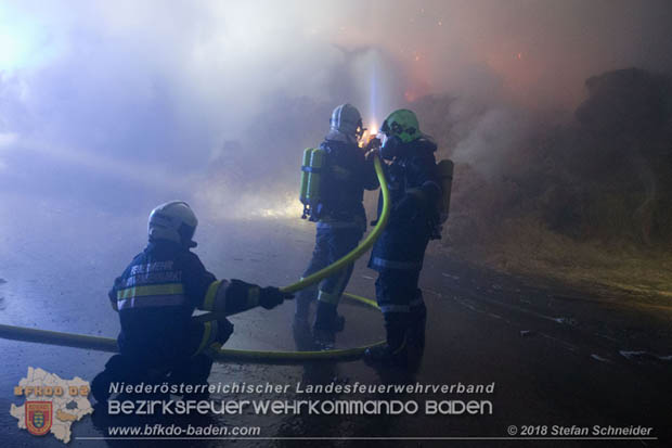 20180101 Brand von Siloballen in Maria Raisenmarkt Ortsteil Untermeierhof  Foto:  Stefan Schneider