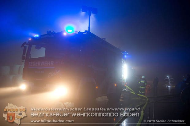 20180101 Brand von Siloballen in Maria Raisenmarkt Ortsteil Untermeierhof  Foto: © Stefan Schneider