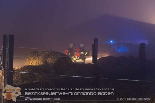 20180101 Brand von Siloballen in Maria Raisenmarkt Ortsteil Untermeierhof  Foto:  Stefan Schneider