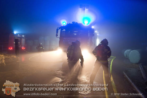 20180101 Brand von Siloballen in Maria Raisenmarkt Ortsteil Untermeierhof  Foto:  Stefan Schneider