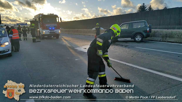 20180119 Verkehrsunfall A2 Kottingbrunn-Bad Vslau  Foto:  Martin Pock FF Leobersdorf