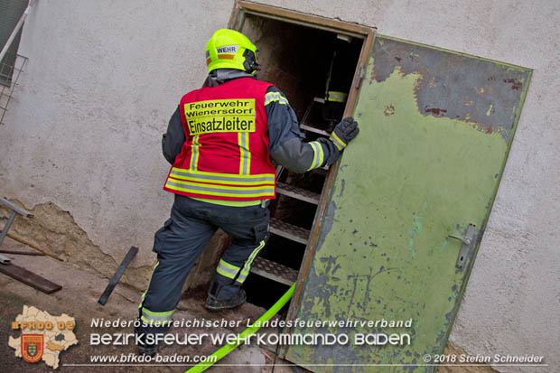 20180208 Dachstuhlbrand in Traiskirchen Ortsteil Wienersdorf Foto:  Stefan Schneider BFK BADEN