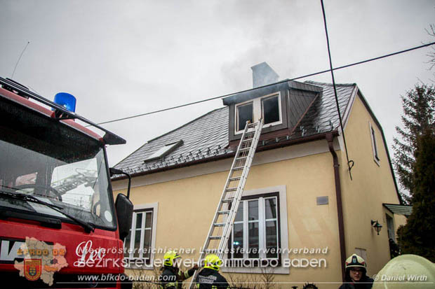 20180216 Brand in Wohnhaus in der Stadt Baden Ortsteil Leesdorf fordert ein Todesopfer Foto: © Daniel Wirth BFK Baden 20180216 Brand in Wohnhaus in der Stadt Baden Ortsteil Leesdorf fordert ein Todesopfer Foto: © Daniel Wirth BFK Baden