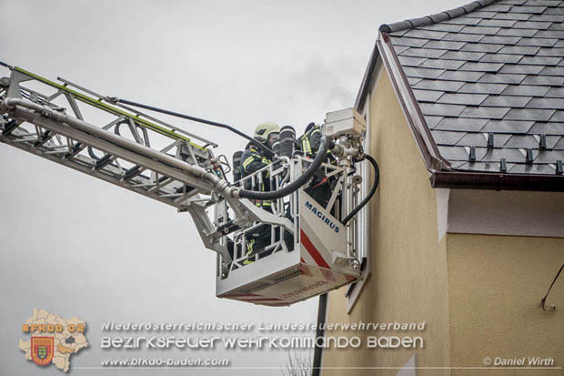 20180216 Brand in Wohnhaus in der Stadt Baden Ortsteil Leesdorf fordert ein Todesopfer Foto: © Daniel Wirth BFK Baden 20180216 Brand in Wohnhaus in der Stadt Baden Ortsteil Leesdorf fordert ein Todesopfer Foto: © Daniel Wirth BFK Baden