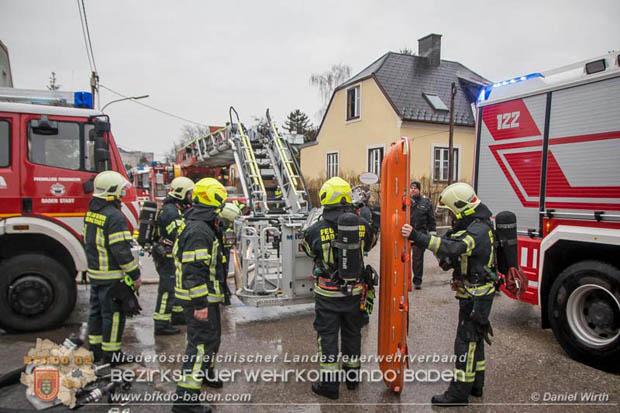 20180216 Brand in Wohnhaus in der Stadt Baden Ortsteil Leesdorf fordert ein Todesopfer Foto: © Daniel Wirth BFK Baden 20180216 Brand in Wohnhaus in der Stadt Baden Ortsteil Leesdorf fordert ein Todesopfer Foto: © Daniel Wirth BFK Baden
