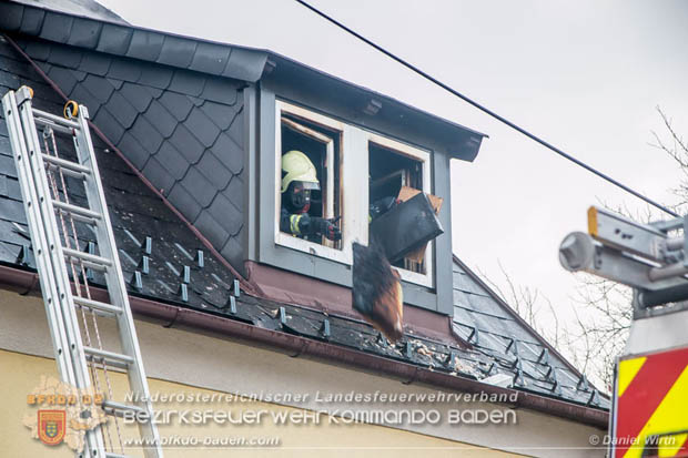 20180216 Brand in Wohnhaus in der Stadt Baden Ortsteil Leesdorf fordert ein Todesopfer Foto: © Daniel Wirth BFK Baden 20180216 Brand in Wohnhaus in der Stadt Baden Ortsteil Leesdorf fordert ein Todesopfer Foto: © Daniel Wirth BFK Baden