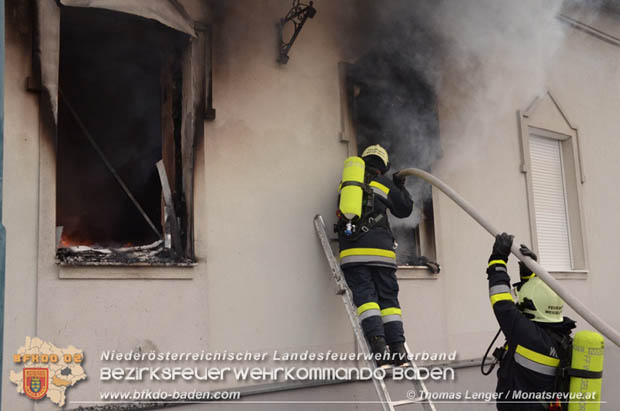 20180226 Vollbrand einer Wohnung in Unterwaltersdorf  Foto:  Thomas Lenger MONATSREVUE.at