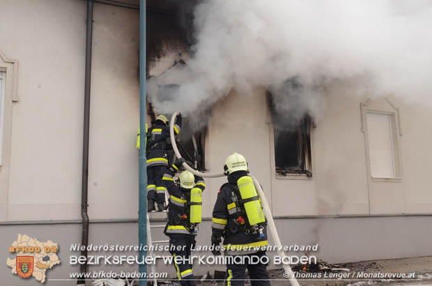 20180226 Vollbrand einer Wohnung in Unterwaltersdorf  Foto:  Thomas Lenger MONATSREVUE.at