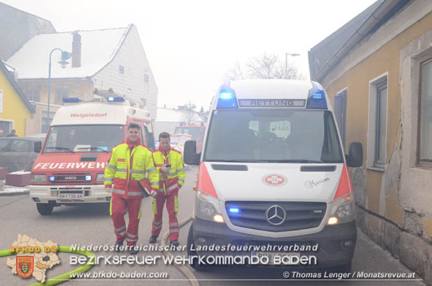 20180226 Vollbrand einer Wohnung in Unterwaltersdorf  Foto:  Thomas Lenger MONATSREVUE.at