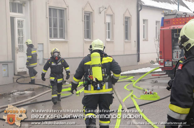 20180226 Vollbrand einer Wohnung in Unterwaltersdorf  Foto:  Thomas Lenger MONATSREVUE.at