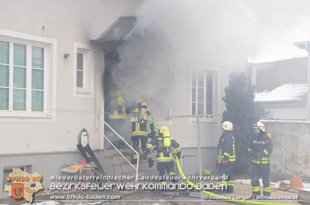 20180226 Vollbrand einer Wohnung in Unterwaltersdorf  Foto:  Thomas Lenger MONATSREVUE.at