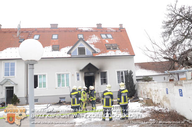 20180226 Vollbrand einer Wohnung in Unterwaltersdorf  Foto:  Thomas Lenger MONATSREVUE.at