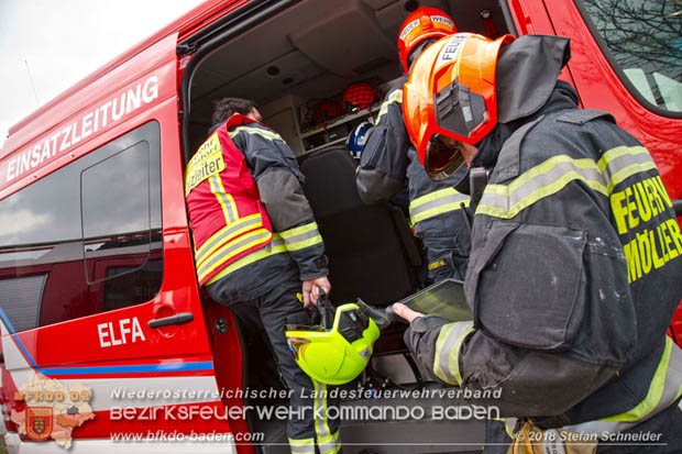 20180320 Brand in einer Lagerhalle Gewerbepark Wienersdorf  Foto:  Stefan Schneider BFK BADEN 