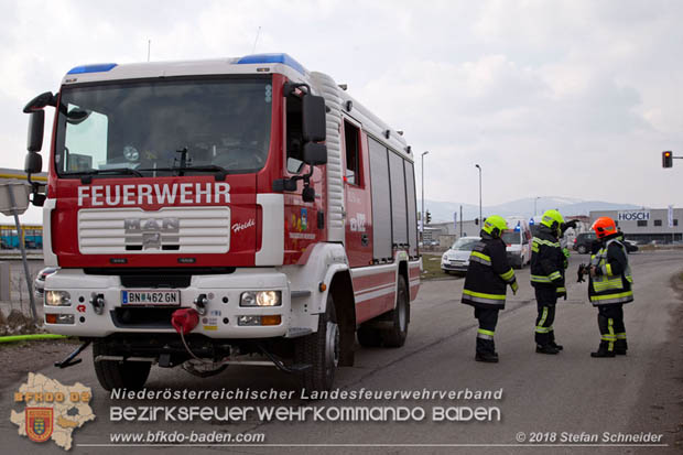 20180320 Brand in einer Lagerhalle Gewerbepark Wienersdorf  Foto:  Stefan Schneider BFK BADEN 