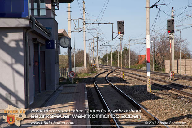 20180414 Brand mehrerer Gterwaggons im Bahnhof Pfaffsttten  Foto:  Stefan Schneider BFKDO BADEN