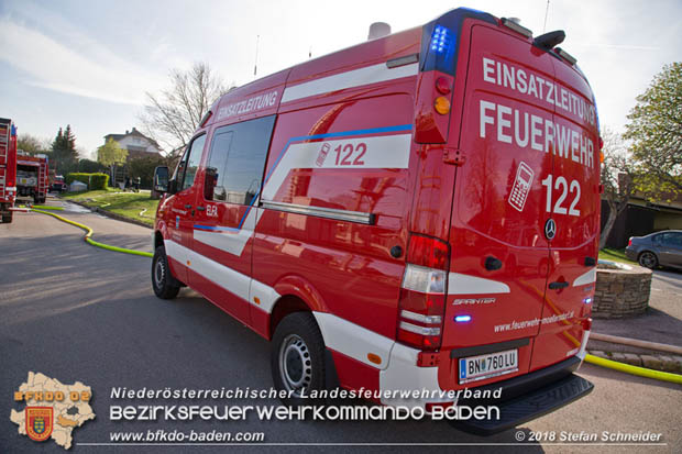 20180414 Brand mehrerer Gterwaggons im Bahnhof Pfaffsttten  Foto:  Stefan Schneider BFKDO BADEN