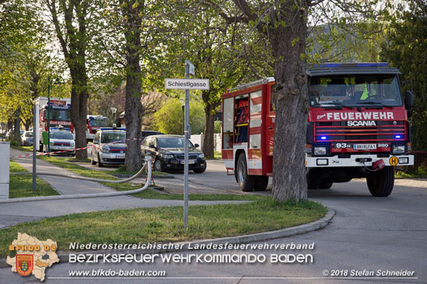 20180414 Brand mehrerer Gterwaggons im Bahnhof Pfaffsttten  Foto:  Stefan Schneider BFKDO BADEN