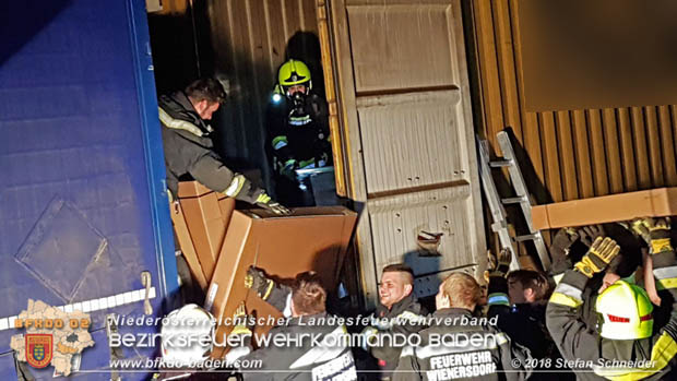 20180414 Brand mehrerer Gterwaggons im Bahnhof Pfaffsttten  Foto:  Stefan Schneider BFKDO BADEN