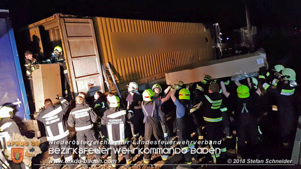 20180414 Brand mehrerer Gterwaggons im Bahnhof Pfaffsttten  Foto:  Stefan Schneider BFKDO BADEN