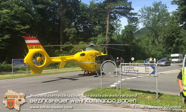 20180609 Schwerer Motorradunfall auf der L2099 Roental/Siegenfeld  Foto:  FF Siegenfeld