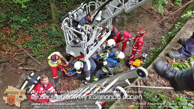 20180609 Schwerer Motorradunfall auf der L2099 Roental/Siegenfeld  Foto:  FF Baden-Stadt / Stefan Schneider