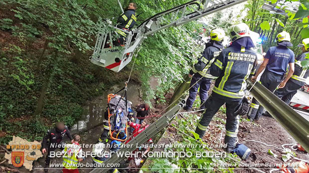 20180609 Schwerer Motorradunfall auf der L2099 Roental/Siegenfeld  Foto:  FF Baden-Stadt / Stefan Schneider