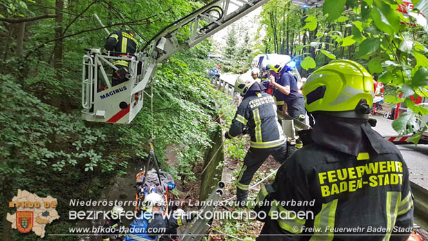 20180609 Schwerer Motorradunfall auf der L2099 Roental/Siegenfeld  Foto:  FF Baden-Stadt / Stefan Schneider