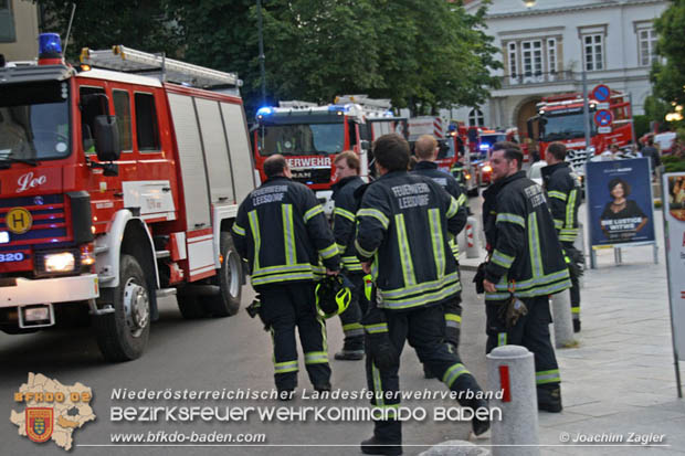 20180611 B3 Brandverdacht Tiefgarage in der Innenstadt von Baden  Foto:  Joachim Zagler BFK Baden