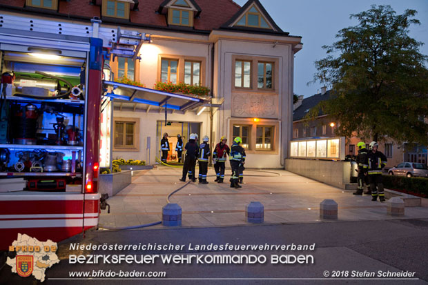 20180716 Brand im Rathaus Traiskirchen  Foto:  Stefan Schneider BFK BADEN