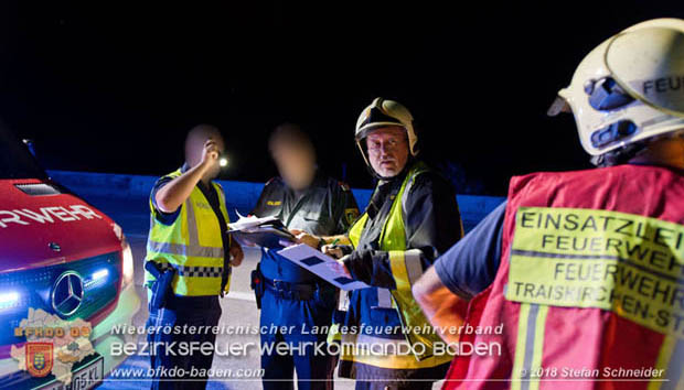 20180724 Verkehrsunfall auf der A2 beim Knoten Guntramsdorf RFb Wien Foto: © Stefan Schneider 20180724 Verkehrsunfall auf der A2 beim Knoten Guntramsdorf RFb Wien Foto: © Stefan Schneider
