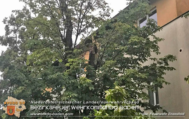 20180725 Unwetter ber Enzesfeld Foto:  Freiwillige Feuerwehr Enzesfeld