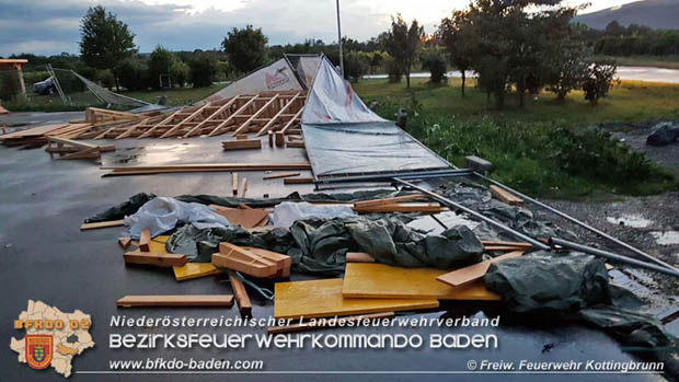 20180725 Unwetter ber Kottingbrunn  Foto:  FF Kottingbrunn