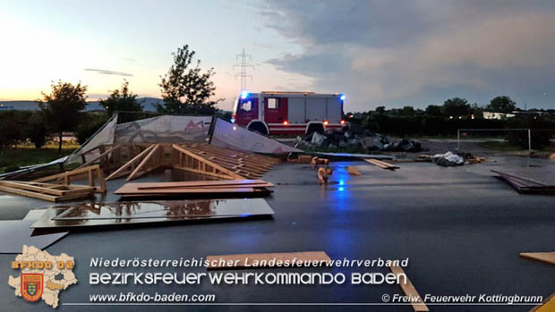 20180725 Unwetter ber Kottingbrunn  Foto:  FF Kottingbrunn