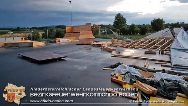 20180725 Unwetter ber Kottingbrunn  Foto:  FF Kottingbrunn