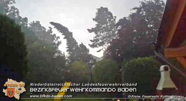 20180725 Unwetter über Kottingbrunn Foto: © FF Kottingbrunn 20180725 Unwetter über Kottingbrunn Foto: © FF Kottingbrunn