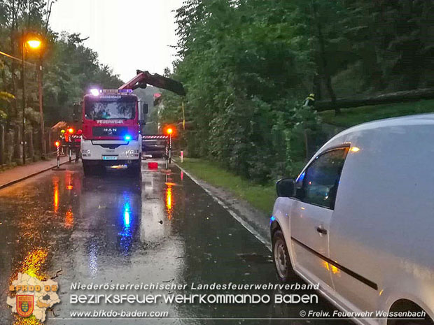 20180725 Unwetter ber Weissenbach a.d.Triesting  Foto:  FF Weissenbach