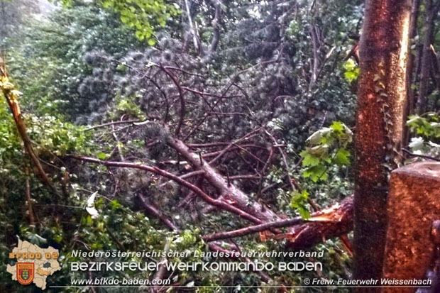 20180725 Unwetter ber Weissenbach a.d.Triesting  Foto:  FF Weissenbach