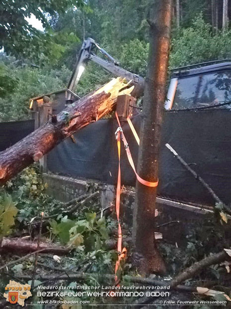 20180725 Unwetter ber Weissenbach a.d.Triesting  Foto:  FF Weissenbach