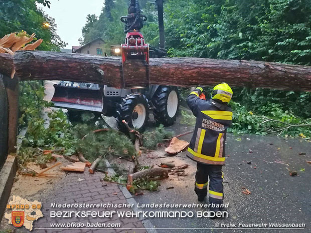 20180725 Unwetter ber Weissenbach a.d.Triesting  Foto:  FF Weissenbach