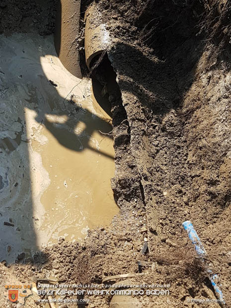 20180809 Kleingartensiedlung in Traiskirchen nach Wasserrohrbruch berflutet  Foto:  Philipp Michalek