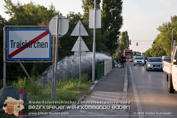 20180809 Kleingartensiedlung in Traiskirchen nach Wasserrohrbruch berflutet  Foto:  Stefan Schneider