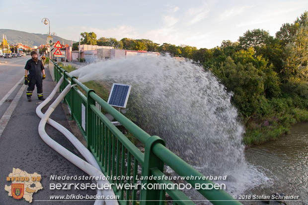 20180809 Kleingartensiedlung in Traiskirchen nach Wasserrohrbruch berflutet  Foto:  Stefan Schneider