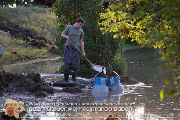 20180809 Kleingartensiedlung in Traiskirchen nach Wasserrohrbruch berflutet  Foto:  Stefan Schneider