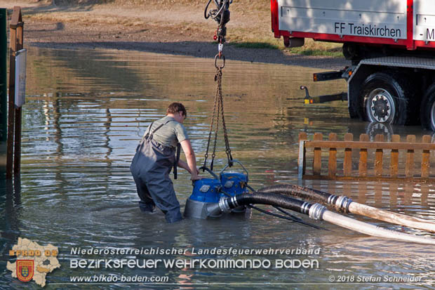 20180809 Kleingartensiedlung in Traiskirchen nach Wasserrohrbruch berflutet Foto:  Stefan Schneider