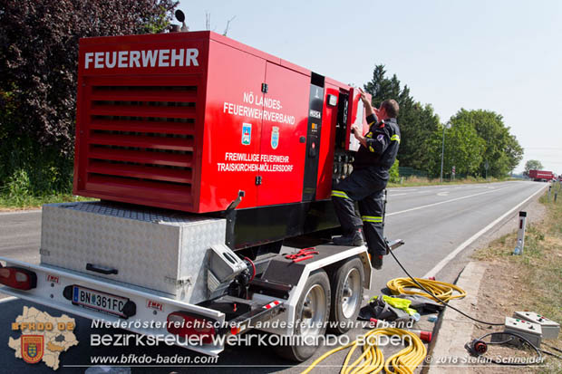 20180809 Kleingartensiedlung in Traiskirchen nach Wasserrohrbruch berflutet Foto:  Stefan Schneider